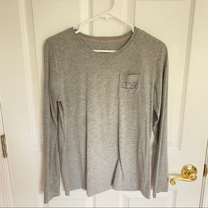 Vineyard Vine’s Long Sleeve Whale Pocket Tee